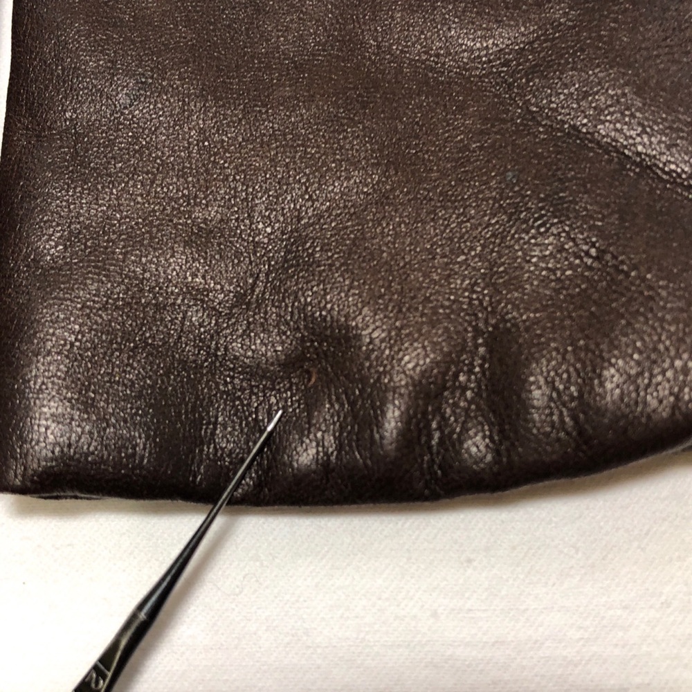 🔵 LL Bean Cashmere Lined Leather Gloves - Picture 5 of 8